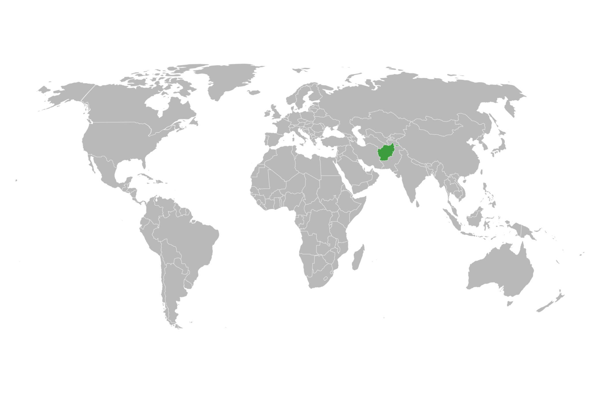 Afganistán es un país sin salida al mar ubicado en Asia, con fronteras con Irán, Pakistán, China y países de Asia Central.